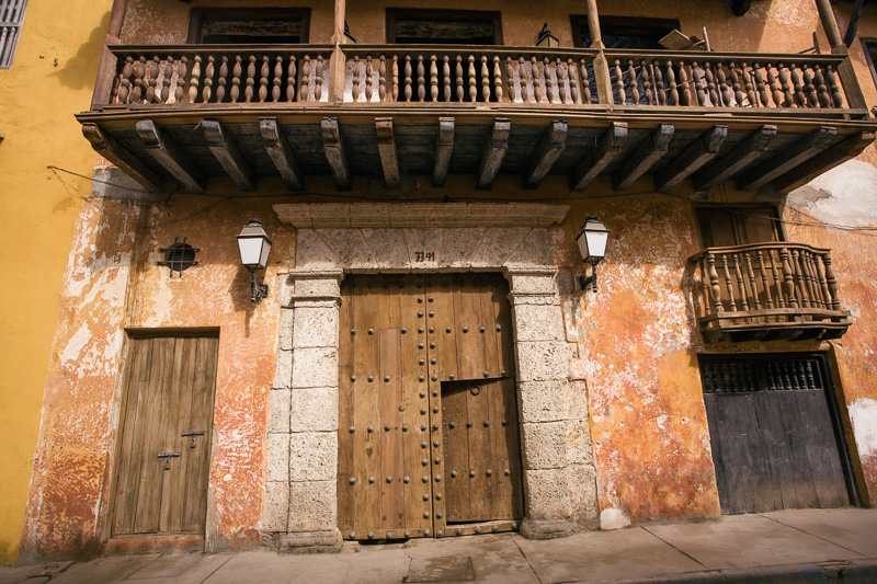 Photo The old colonial city of Cartagena on the Caribbean coast. 