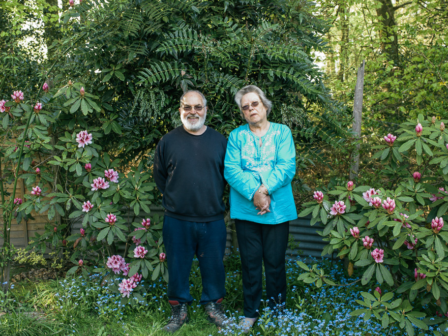 Photo Anatomy of an English country estate. Len and Eva Burdfield who live in the village.