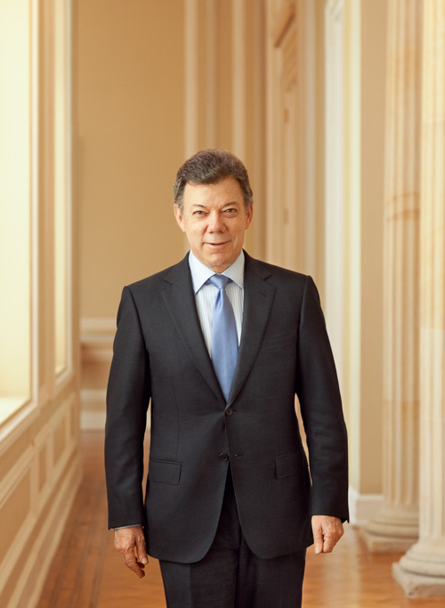 Photo Juan Manuel Santos President of Colombia, Monocle Magazine