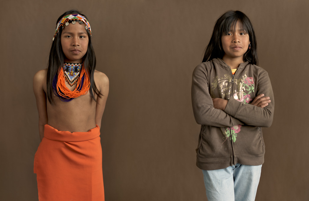 Photo Wounaan girl Bogotá, Colombia